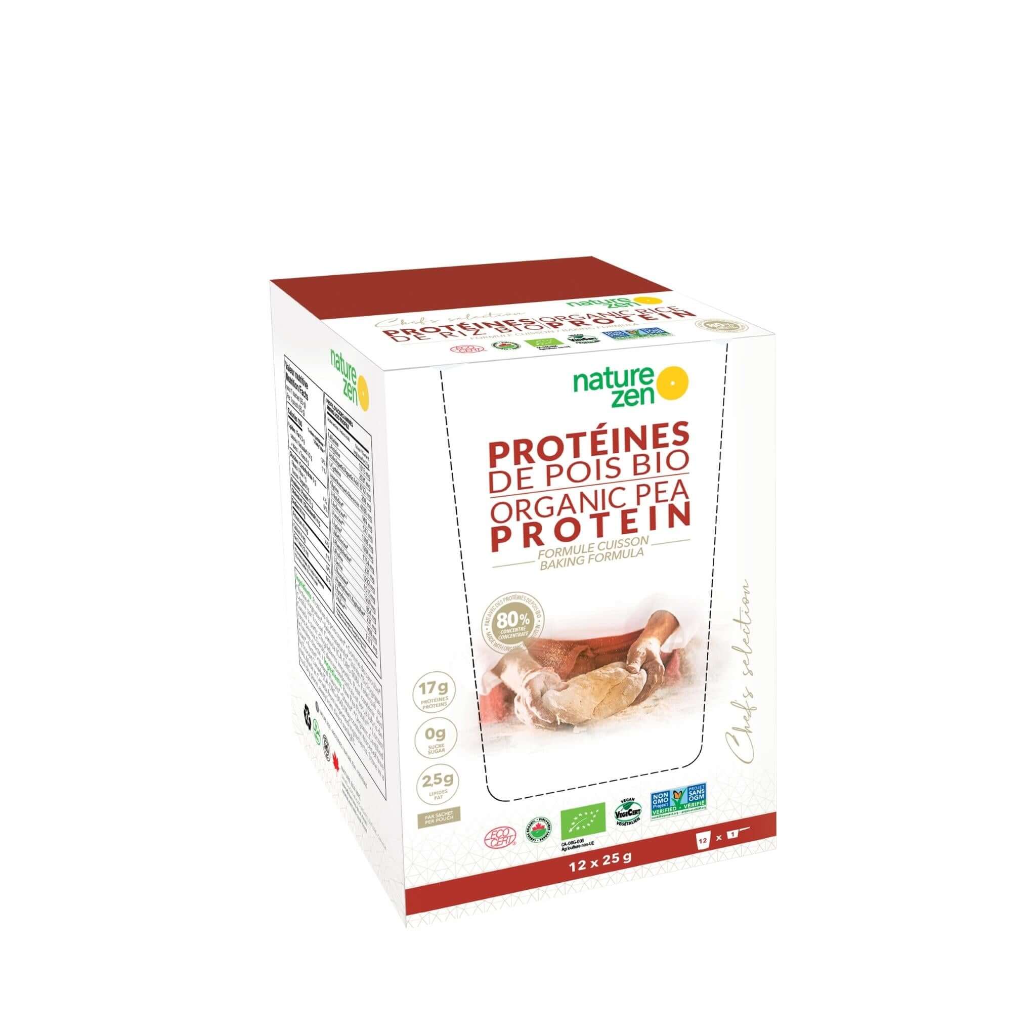 Nature Zen - Organic Pea Protein Powder (travel box)