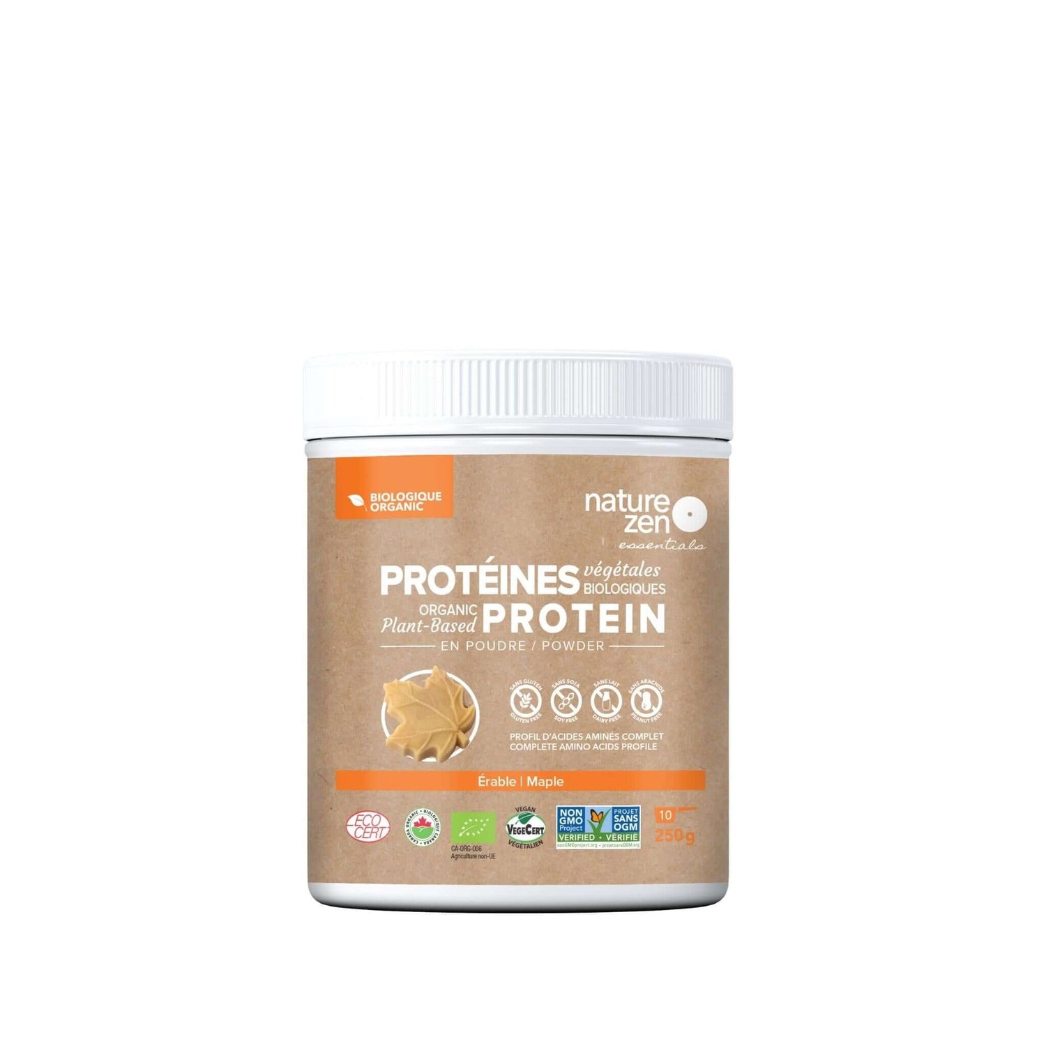 Nature Zen Essentials - Organic Plant-Based Maple Protein Powder (250g)
