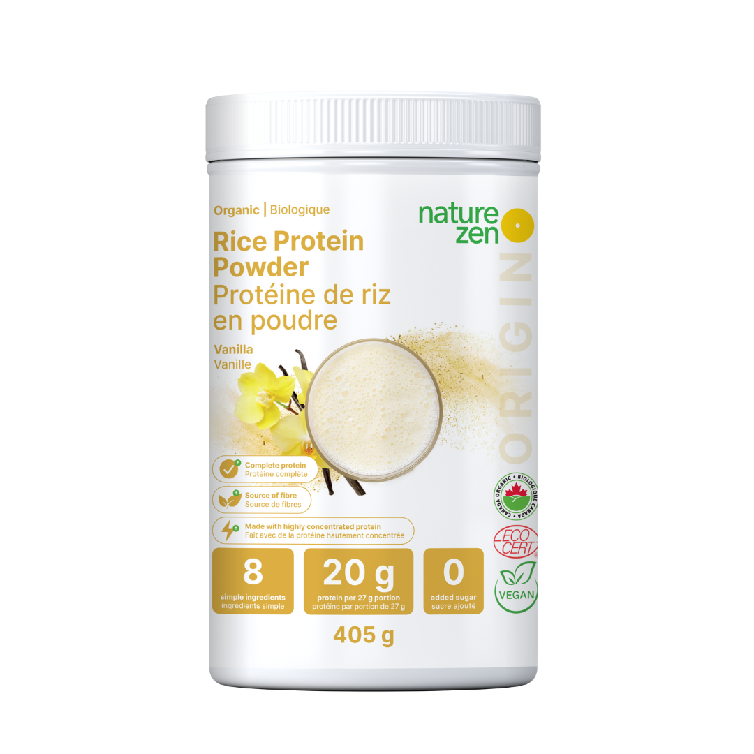 Nature Zen Origin - Organic Rice Protein Powder - Vanilla