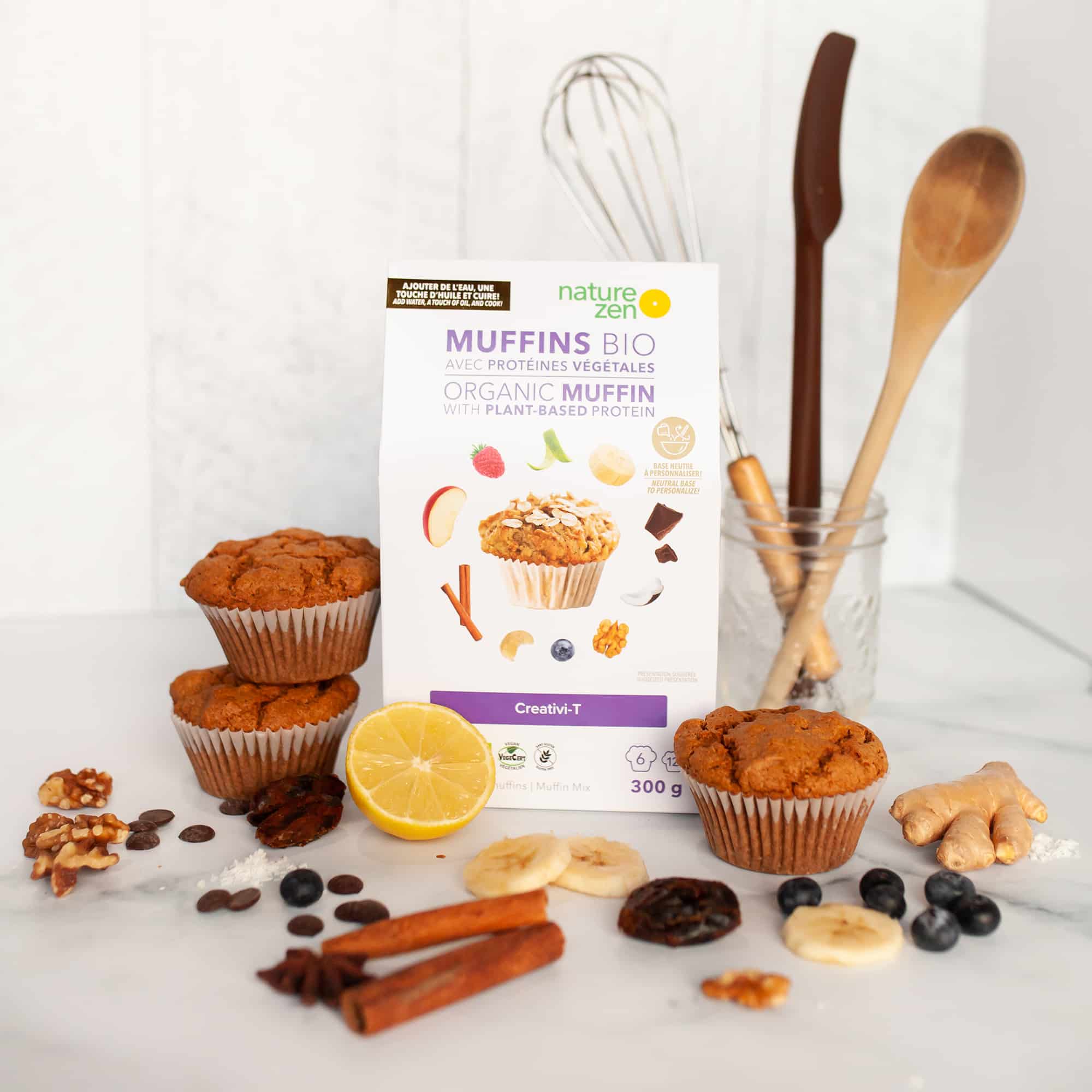 Nature Zen Organic Gluten-Free Muffin Mix - Creativi-T - in Kitchen
