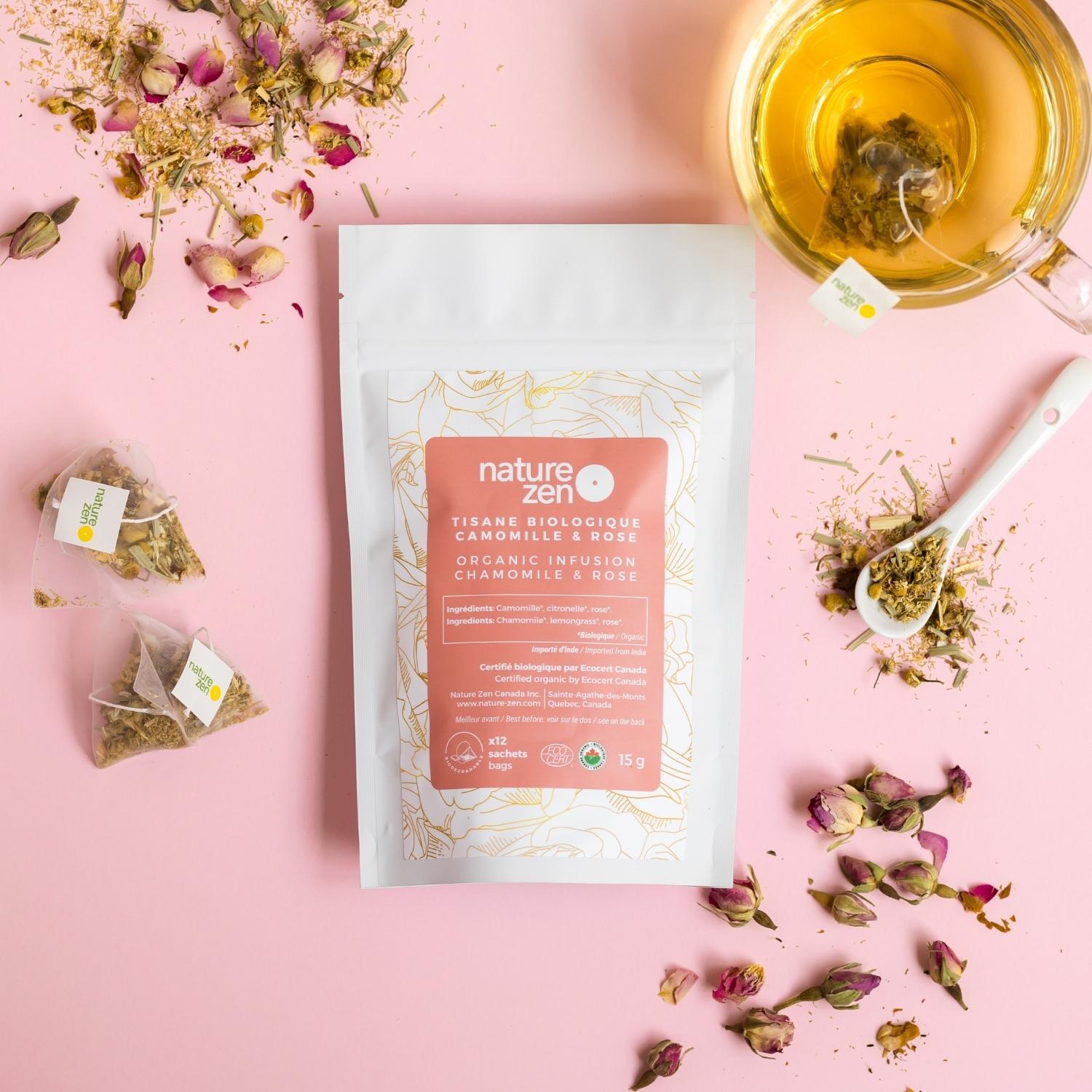 Organic Infusion Chamomile and Rose