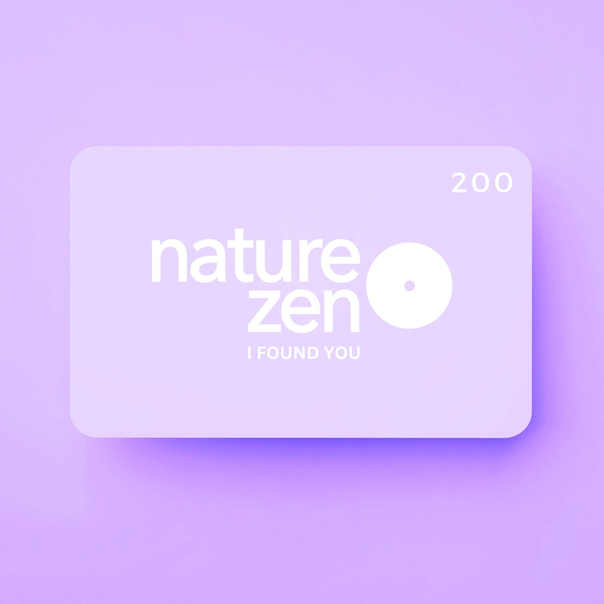 Nature Zen Gift Card Purple