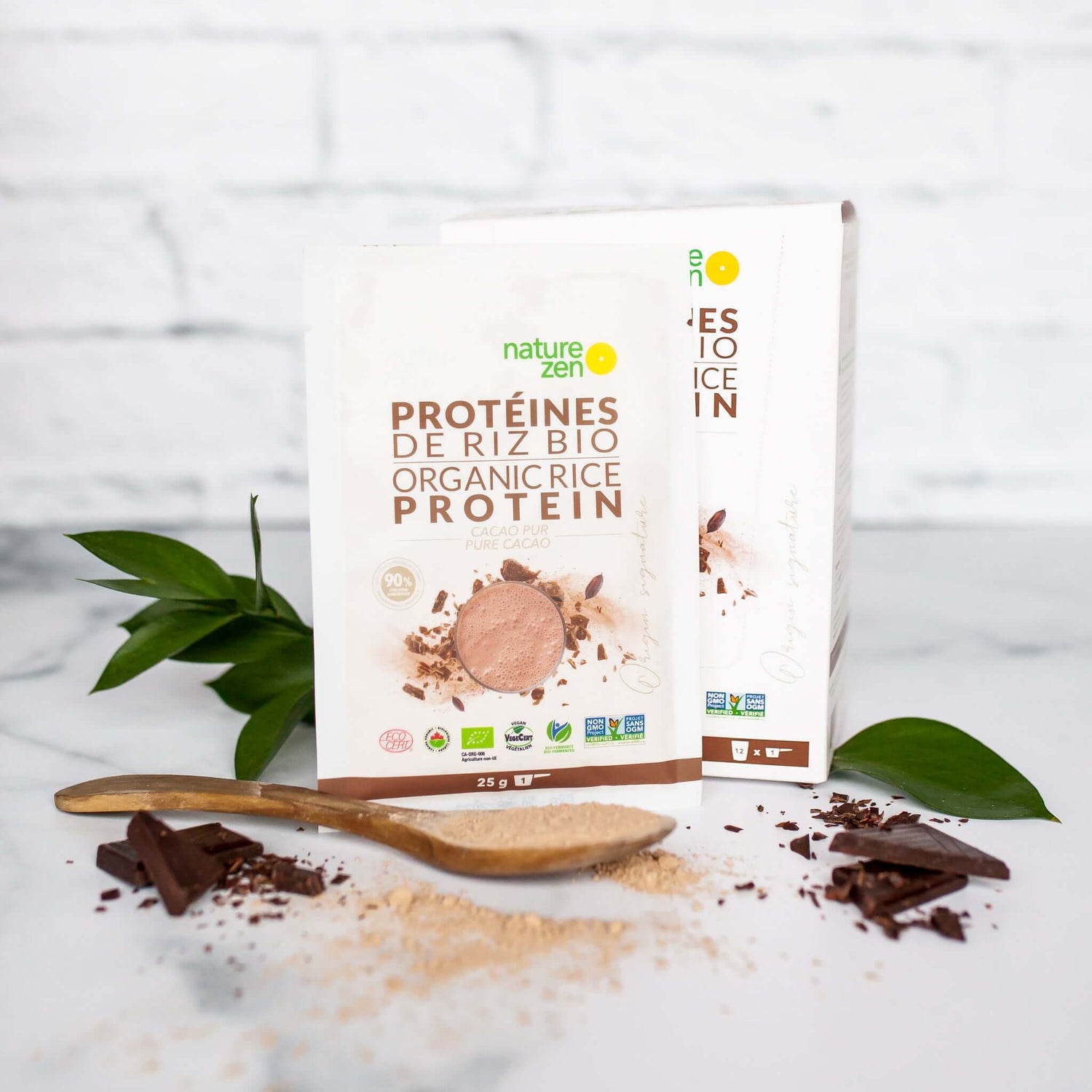 Nature Zen Origin - Organic Rice Protein Powder - Cacao (25g)