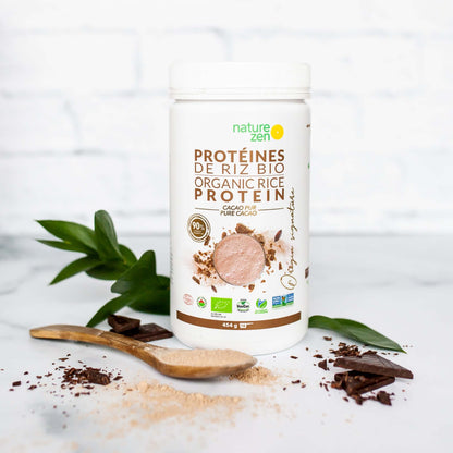Nature Zen Origin - Organic Rice Cacao Protein Powder - Cacao (454g)