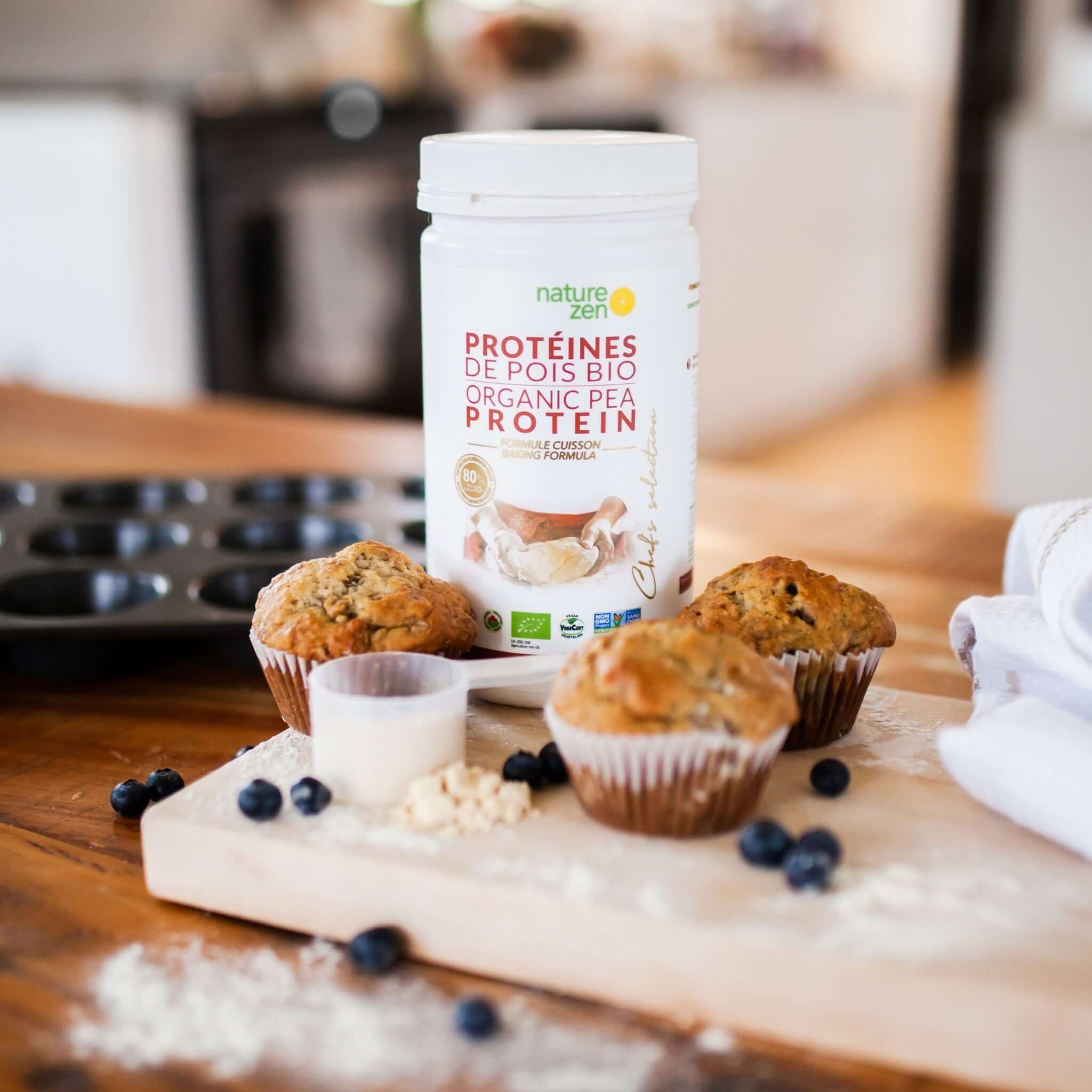 Nature Zen - Organic Pea Protein Powder (muffin)