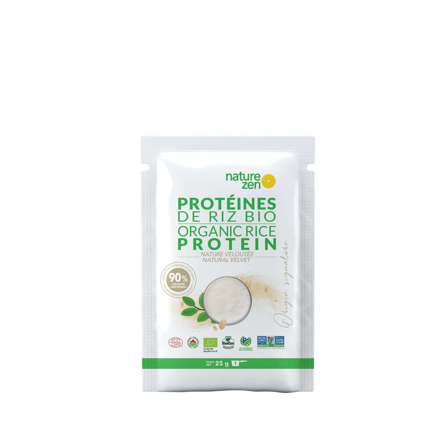 Nature Zen Origin - Organic Rice Protein Powder - Natural Velvet mock-up