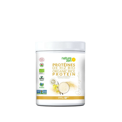 Nature Zen Origin - Organic Rice Protein Powder - Tahitian Vanilla (250g)