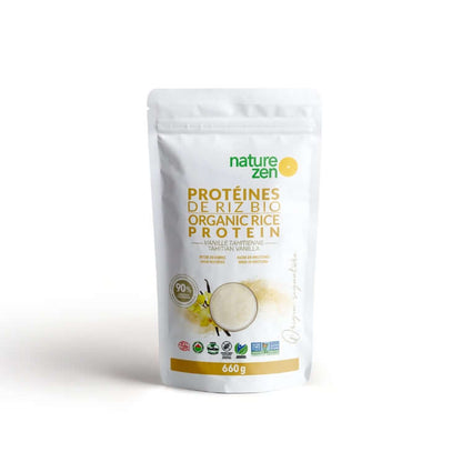 Nature Zen Origin - Organic Rice Protein Powder - Tahitian Vanilla (bag)