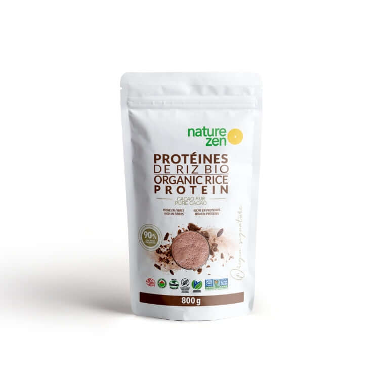 Nature Zen Origin - Organic Rice Protein Powder - Cacao (bag)