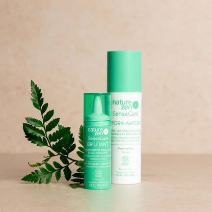 Nature Zen Sensecare Duo Brilliant Serum + Hydra Nature Moisturizer for Dry Skin